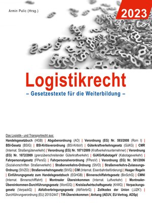 cover image of Logistikrecht 2023